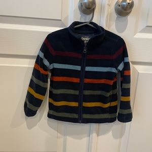 Boys 2t Fleece zip up oshkosh b’gosh  brand!